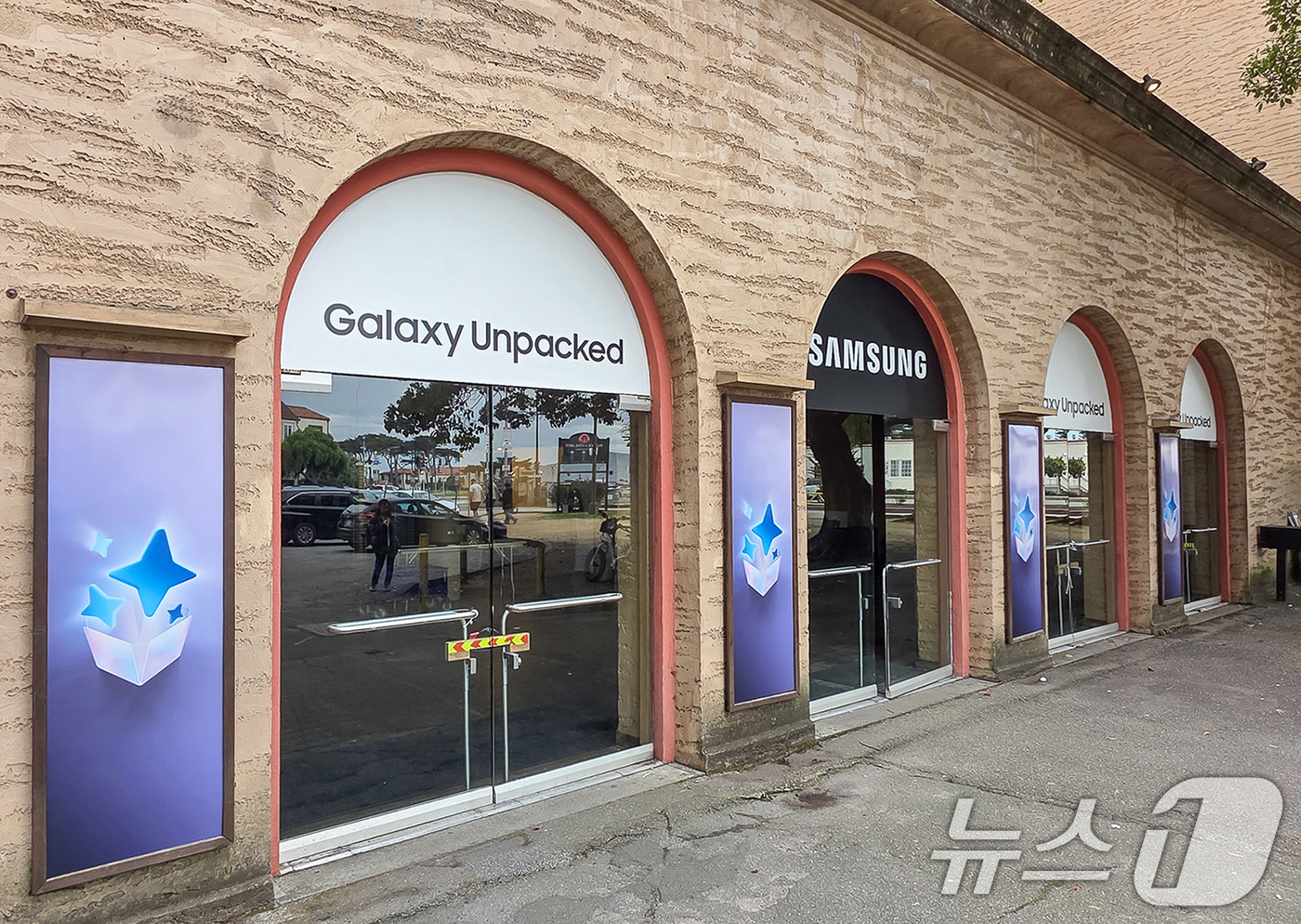 (서울=뉴스1) 안은나 기자 = 25일(현지시간) 미국 샌프란시스코 '팰리스 오브 파인 아트'에서 삼성전자 상반기 '갤럭시 언팩' 준비가 한창이다. (삼성전자 제공. 재판매 및 D …