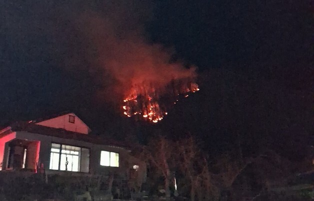 해발 500m 지점 공군 F-16C 추락…험지에 진화·구조 지연