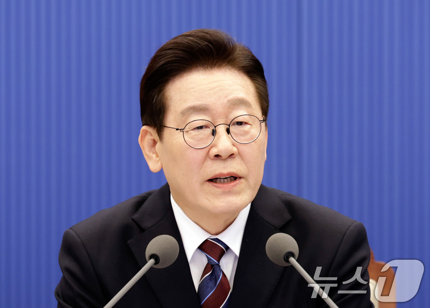 (서울=뉴스1) 허경 기자 = 이재명 대통령이 26일 청와대 여민관에서 열린 수석보좌관회의에서 발언하고 있다. (청와대통신사진기자단) 2026.2.26/뉴스1