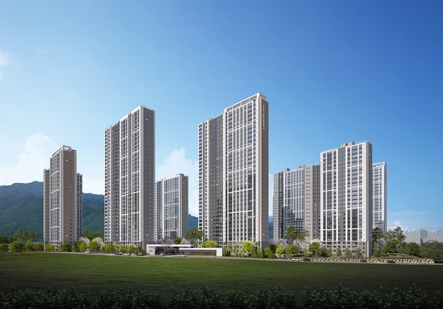 64만㎡ 대형 공원 품은 경산 '상방공원 호반 써밋' 견본주택 공개