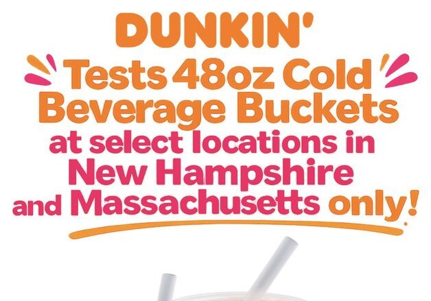 美던킨 1.4리터 초대형 '양동이 커피' 열풍…전국 출시 요청 쇄도