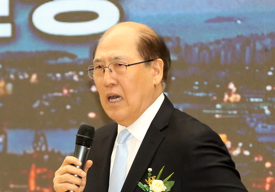 150기념 특별초청제언하는 임기택 IMO 명예사무총장
