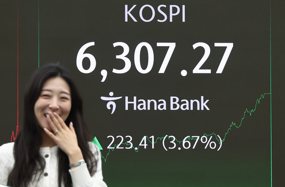 코스피, 6300 돌파