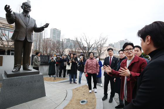 대구지역 소상공인과 만난 한동훈