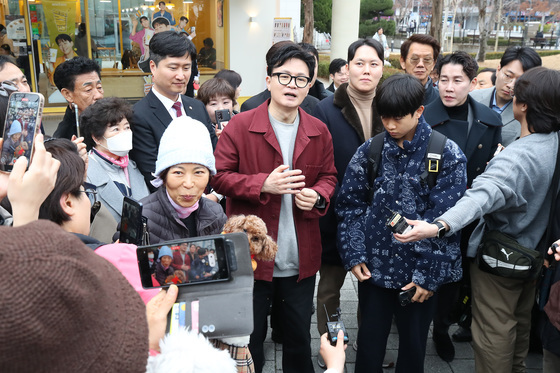 대구시민과 만난 한동훈