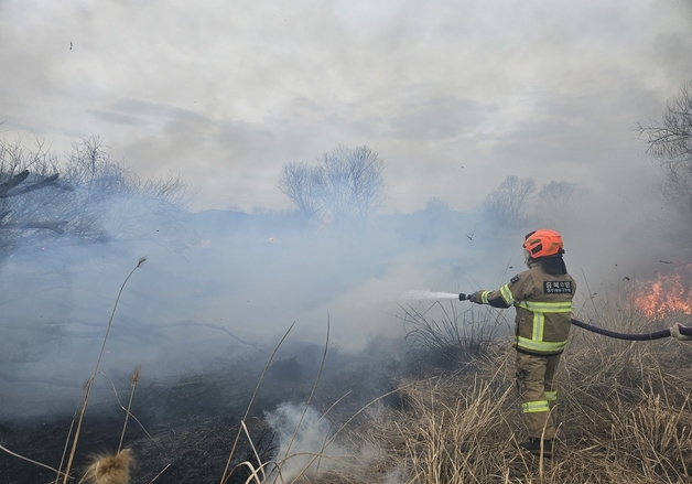 청주 강내면 황탄리 오송파크골프장 인근서 불