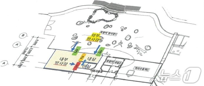 본문 이미지 - 서울대공원 맹수사 A동 내부 도면 (이영실 더불어민주당 서울시의원 제공) 2026.02.27ⓒ 뉴스1