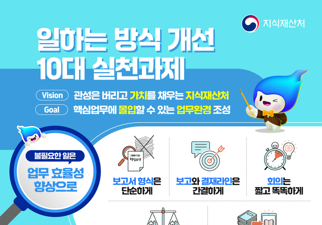 김용선 지식재산처장 "가치있는 일 발굴 집중, 조직 체질 바꿔야"