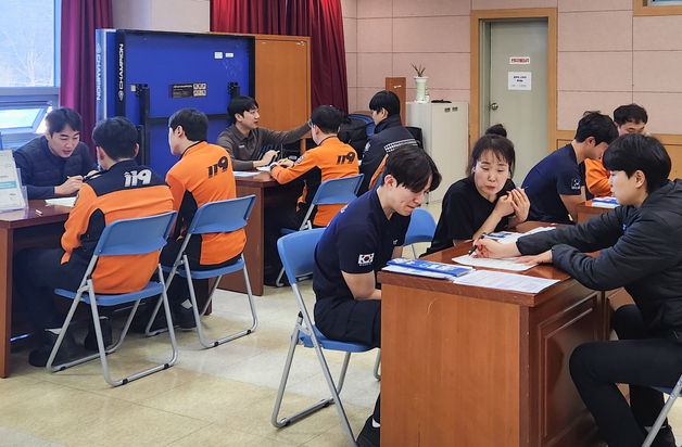 체육공단 '국민체력 100', 소방공무원에 맞춤형 체력 관리 제공