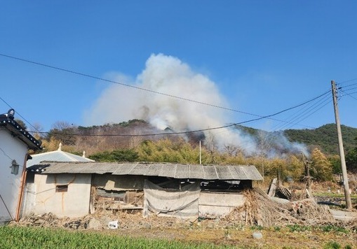 '그라인더 불씨'가 키운 산불…산림 6.5㏊ 잿더미, 70대 집행유예