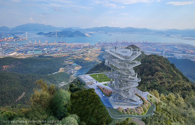 '빛과 철의 도시' 광양 정체성 담은 구봉산 조형물 7월 준공