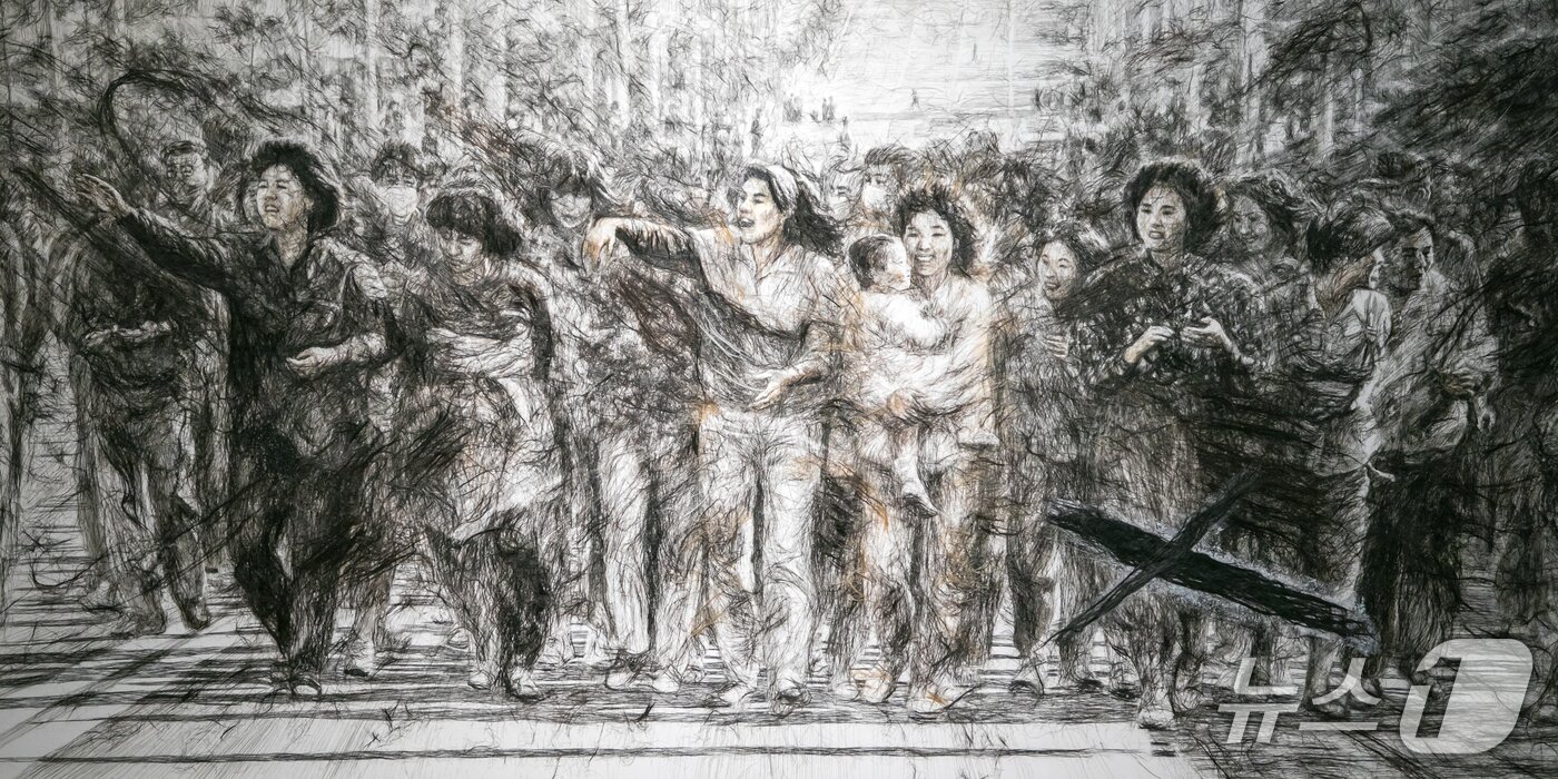 본문 이미지 - 황재형 2017년작 '둔덕고개' / 뉴스1