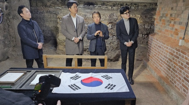 대구 만세운동 자취 찾은 한동훈