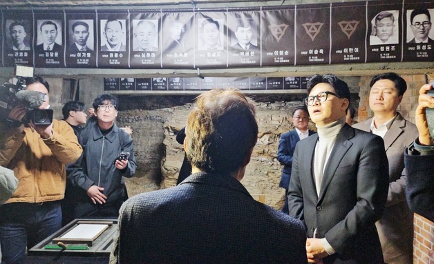 대구 만세운동 자취 찾은 한동훈