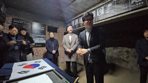 대구 만세운동 자취 찾은 한동훈