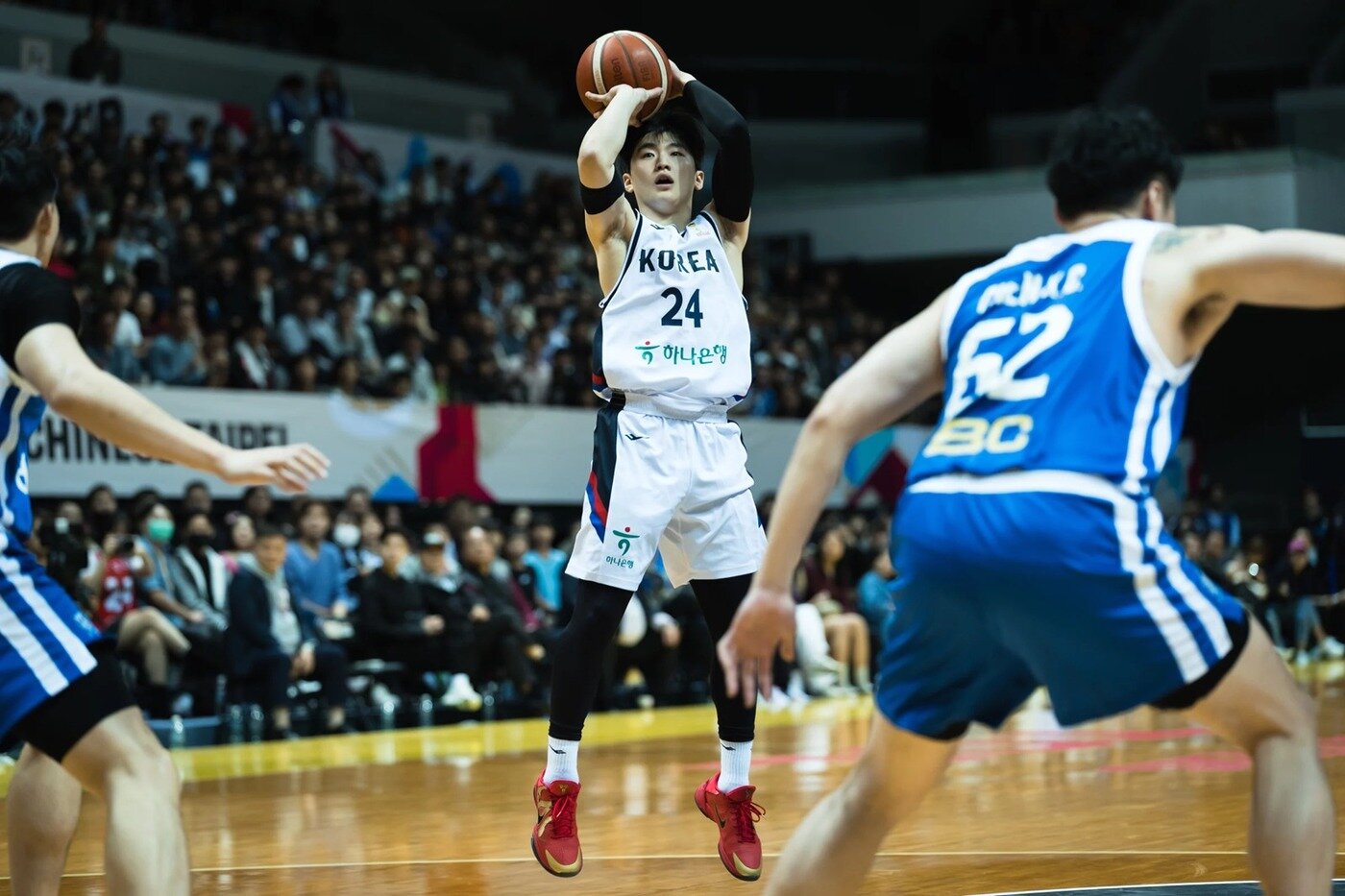 본문 이미지 - 문유현은 26일 열린 대만과 2027 FIBA 농구 월드컵 예선 1라운드 B조 3차전에서 인상적인 활약을 펼쳤다. (FIBA 제공)