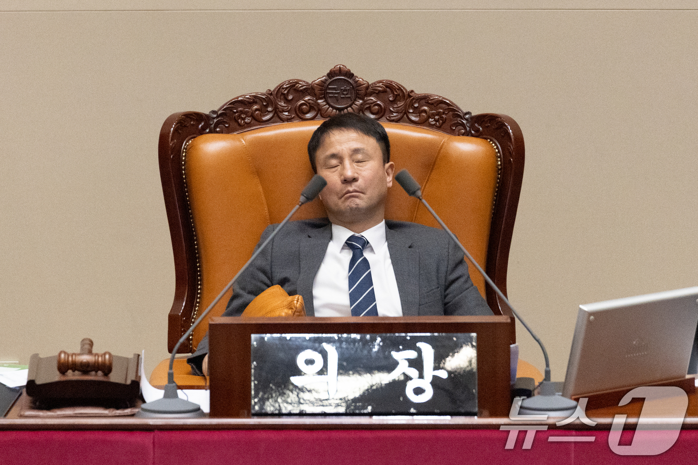 (서울=뉴스1) 이승배 기자 = 28일 서울 여의도 국회에서 열린 제432회 국회(임시회) 제8차 본회의에서 서천호 국민의힘 의원이 대법관 증원을 골자로 하는 법원조직법 일부개정법 …