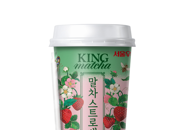 서울우유, 프리미엄 RTD 말차 라떼 '킹 말차 스트로베리' 출시