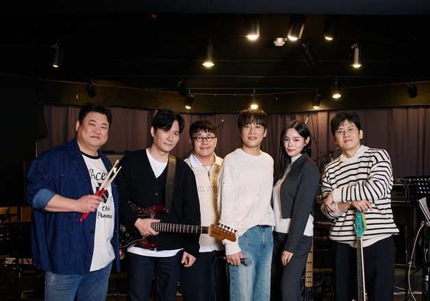 홍경민·조영수·차태현·전인혁·김준현·조정민, 아묻따밴드로 데뷔