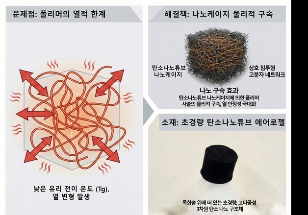 1000도 견디는 플라스틱…소재 내열 한계 '나노 감옥'으로 극복