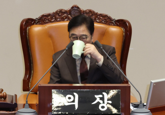 교섭단체 대표연설 하는 한병도