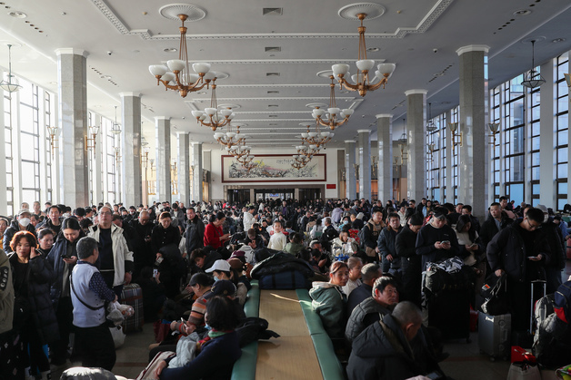 [포토] 중국 민족대이동 시작