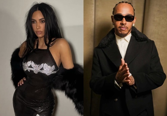 킴 카다시안, 4세 연하 F1스타 루이스 해밀턴과 열애설…"로맨틱한 만남"