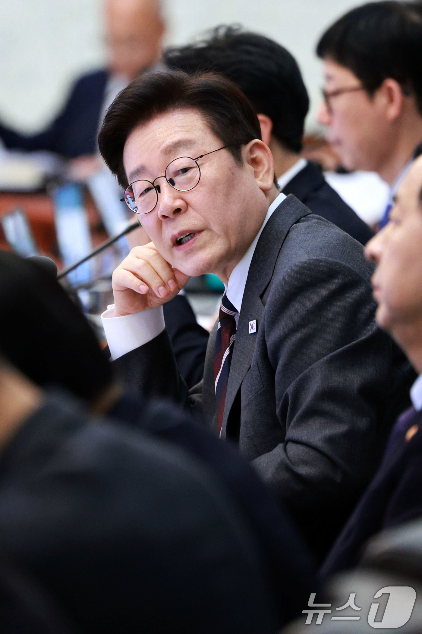 (서울=뉴스1) 허경 기자 = 이재명 대통령이 3일 청와대에서 열린 국무회의에서 발언하고 있다. (청와대통신사진기자단) 2026.2.3/뉴스1