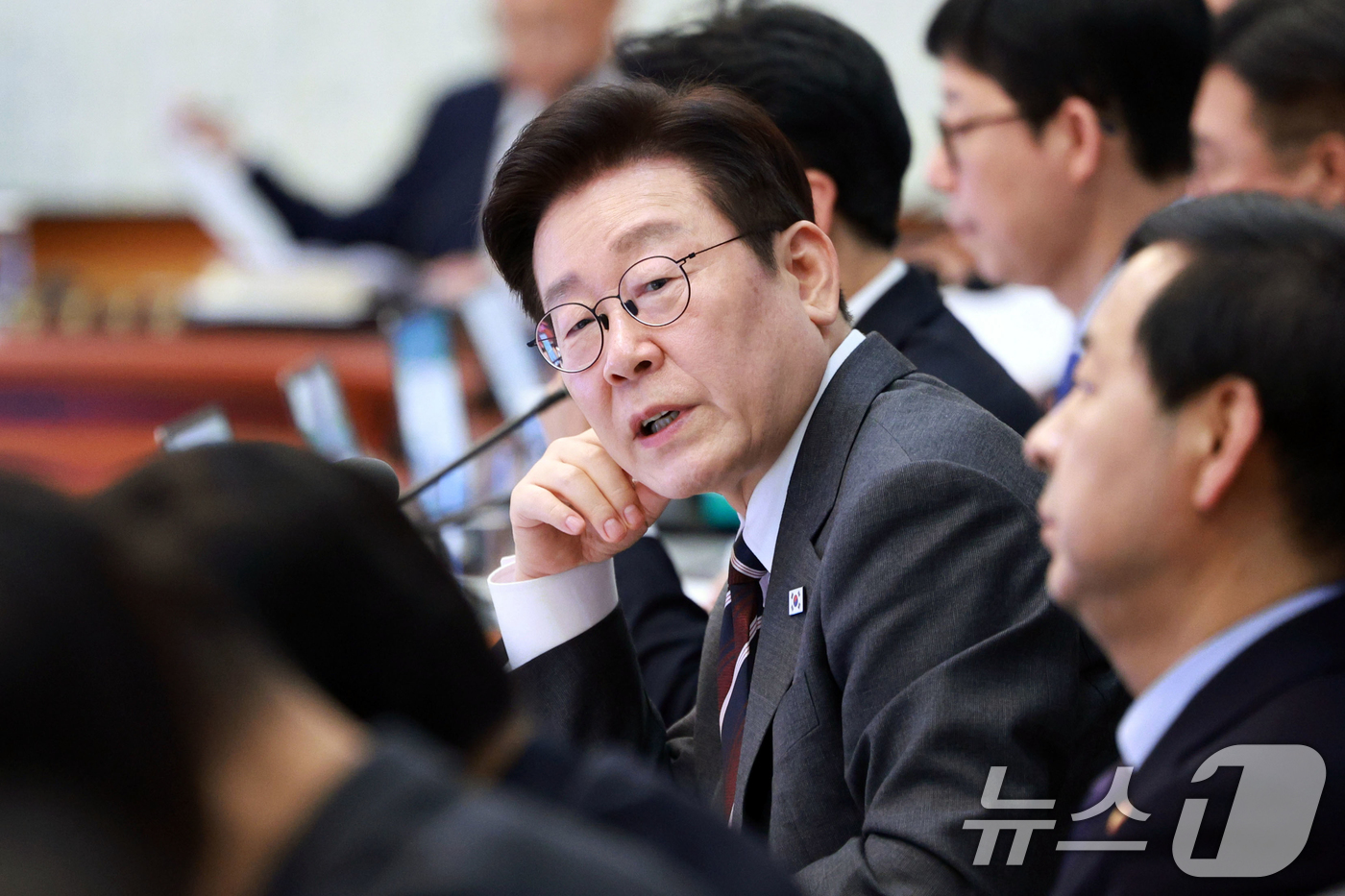 (서울=뉴스1) 허경 기자 = 이재명 대통령이 3일 청와대에서 열린 국무회의에서 발언하고 있다. (청와대통신사진기자단) 2026.2.3/뉴스1