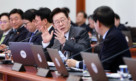 국무회의 발언하는 이재명 대통령