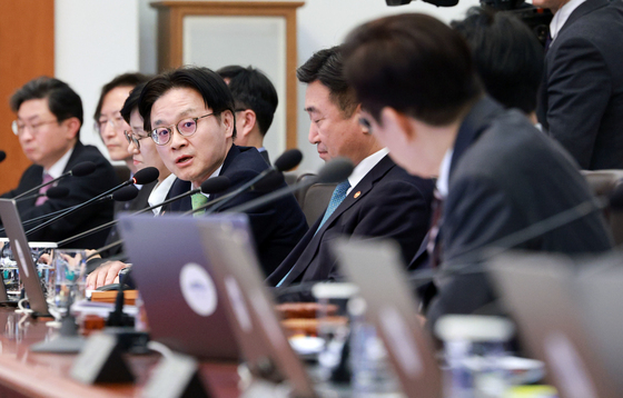 발언하는 김정관 산업통상부 장관