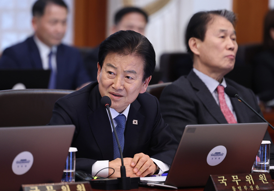 발언하는 정동영 통일부 장관