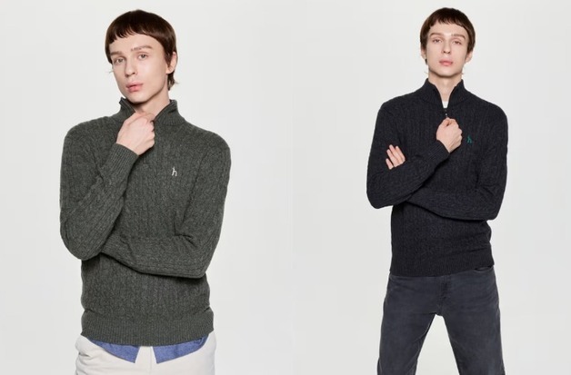 '아저씨 니트'→패션 '핫템'…'클래식의 정수' 쿼터 집업의 재발견