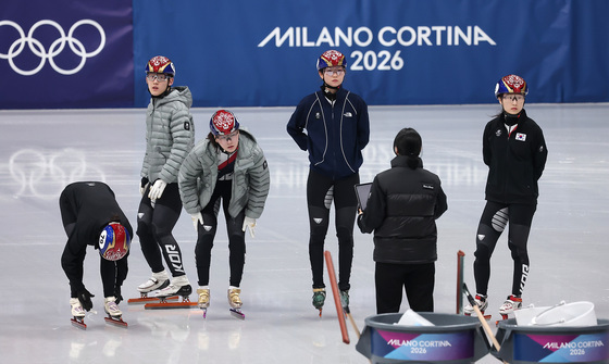 공식 훈련나선 쇼트트랙 대표팀