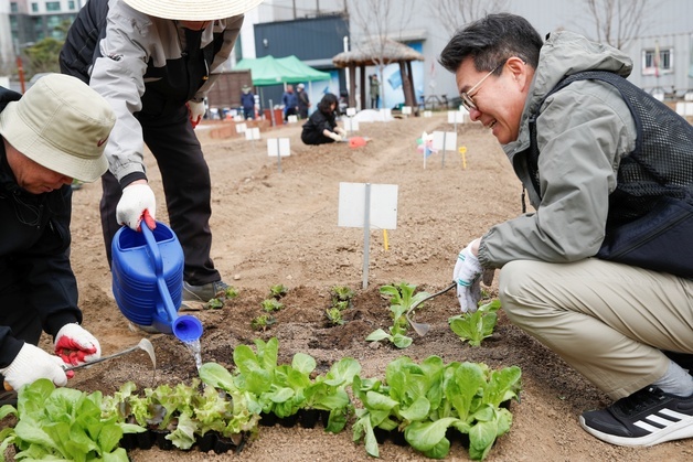 "나도 도시농부"…성동구, 도심 텃밭 503구획 분양