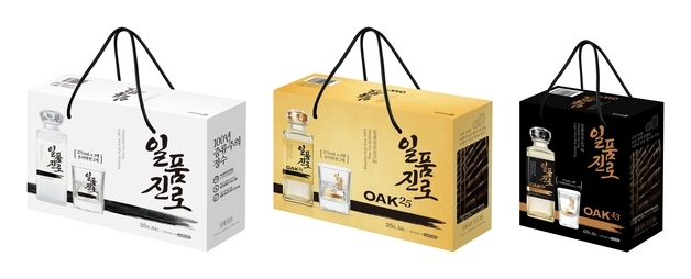 설 선물은 증류식 소주로…하이트진로, '일품진로' 선물세트 3종 출시