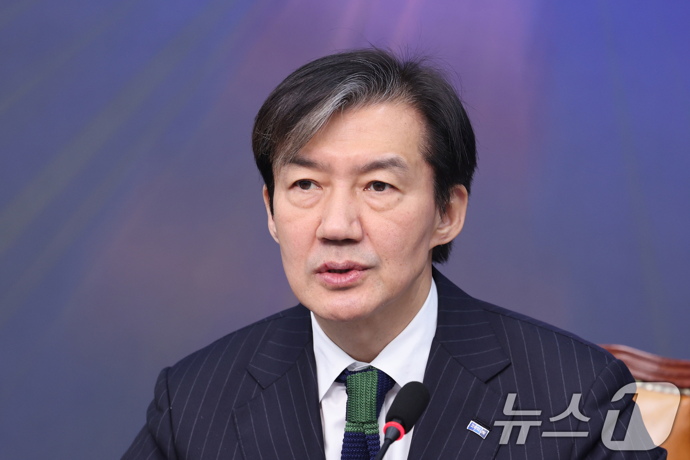 (서울=뉴스1) 신웅수 기자 = 조국 조국혁신당 대표가 4일 서울 여의도 국회에서 열린 '끝까지 간다' 특별위원회 회의에서 발언하고 있다. 2026.2.4/뉴스1