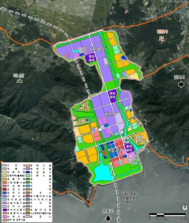 본문 이미지 - 토지이용계획 (인천경제자유구역청 제공.재판매 및 DB금지)