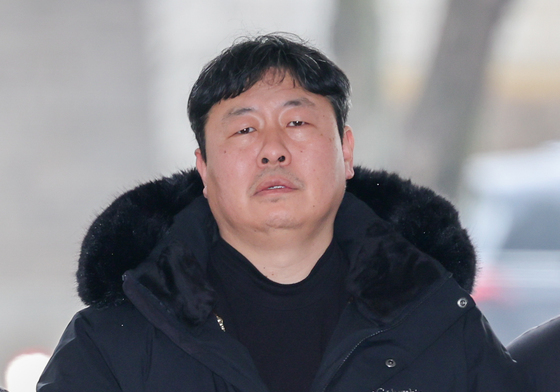 영장심사 향하는 고진수 지부장