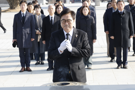 광주 찾은 우원식 "오월정신 헌법전문 수록·민주유공자법 통과 해낼 것"