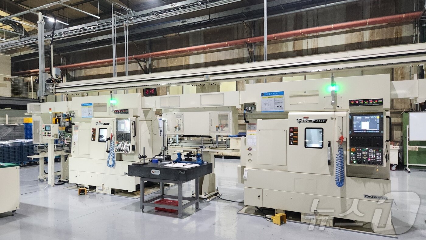 본문 이미지 - 경남 사천의 대동기어 공장 내부의 모습.  ⓒ News1 이재상 기자