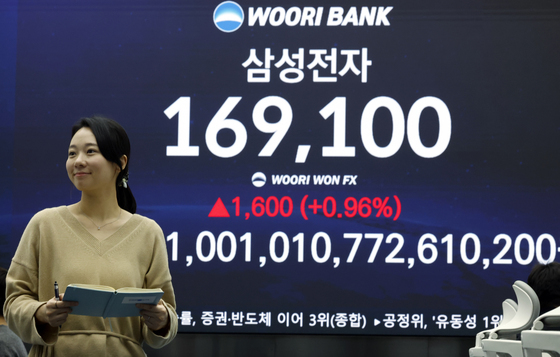 시가총액 1000조 돌파한 삼성전자