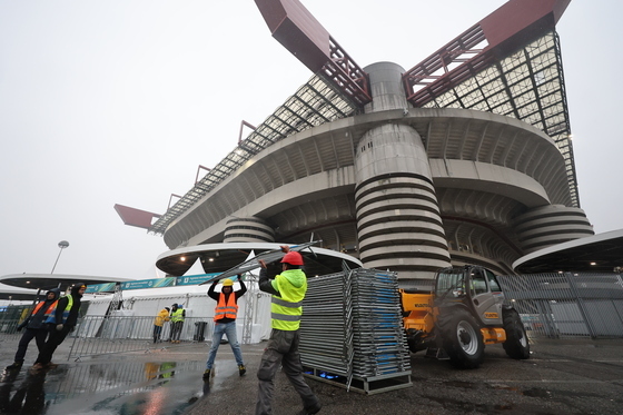 밀라노 동계올림픽 개막식 준비 한창