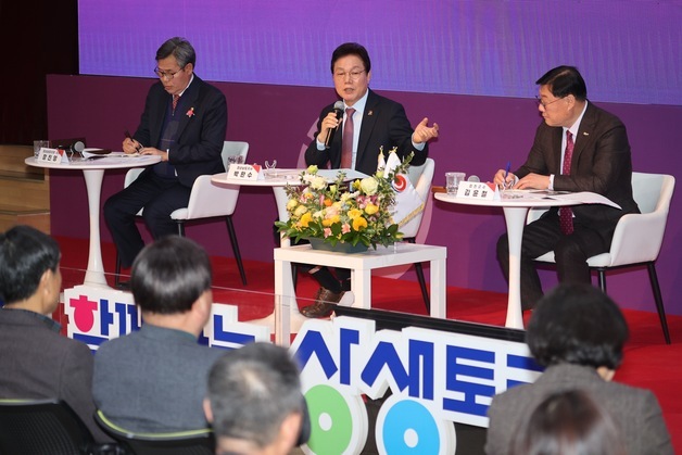 박완수 지사 "합천을 교통·관광 거점으로"…시·군 상생토크 마무리