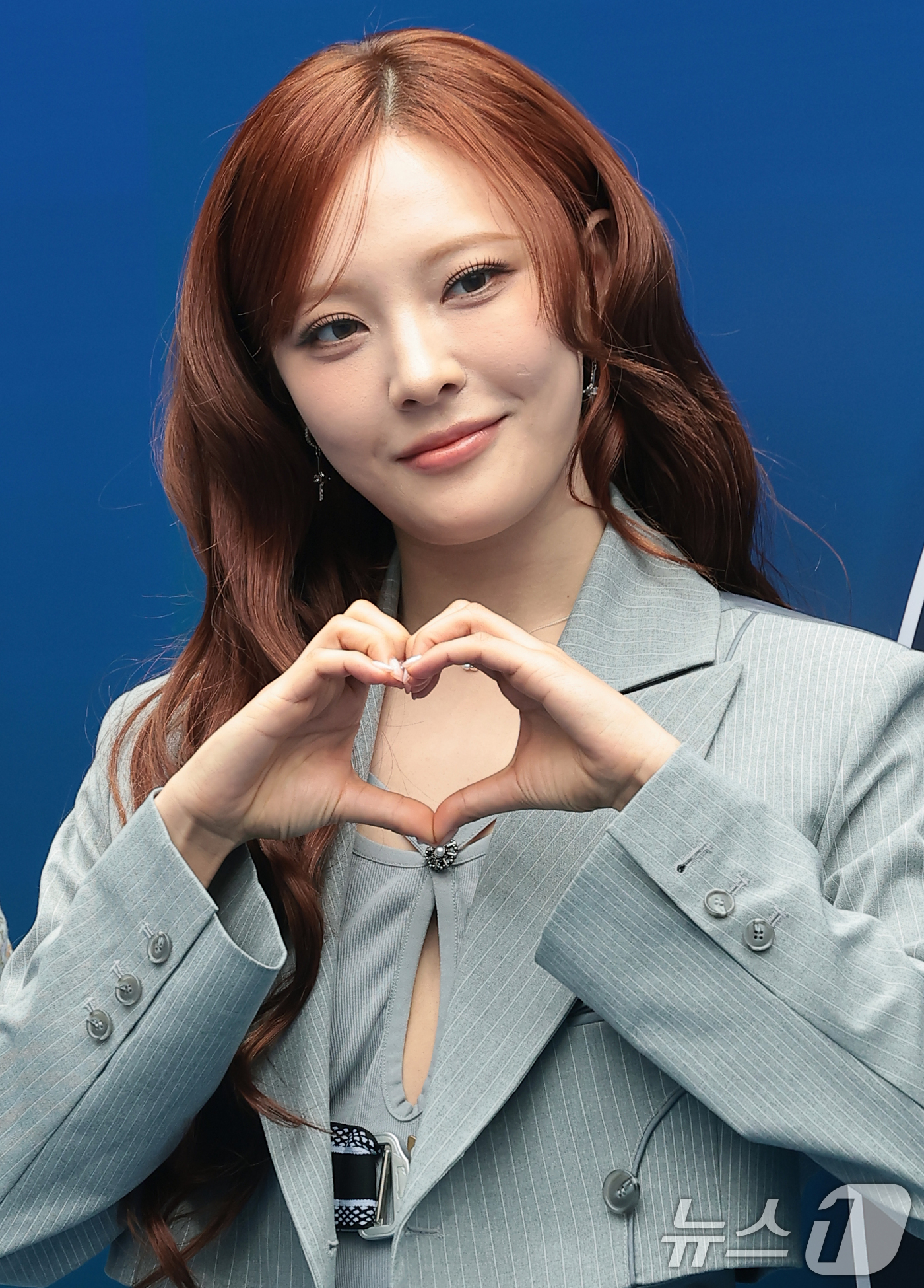 (서울=뉴스1) 권현진 기자 = 빌리 문수아가 4일 서울 중구 동대문디자인플라자(DDP)에서 열린 2026 F/W 서울패션위크 곽현주 패션쇼에 참석해 포즈를 취하고 있다. 2026 …