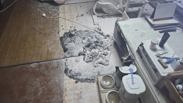 목포 아파트 가정 전기방석 화재…6명 대피