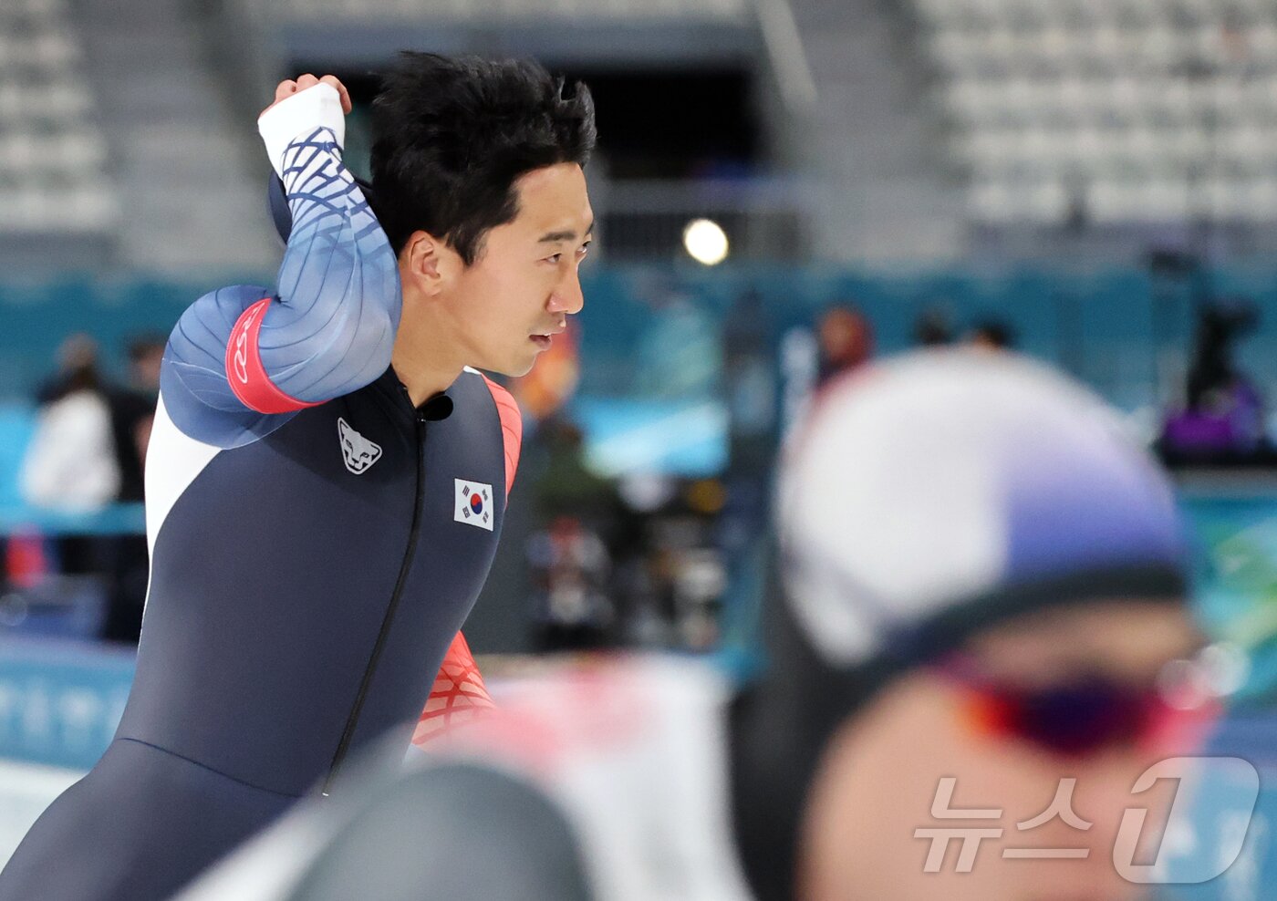 본문 이미지 - 남자 스피드스케이팅 500m에 출전하는 김준호. ⓒ 뉴스1 김진환 기자