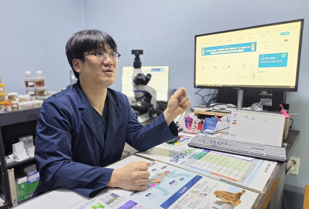 본문 이미지 - 전귀호 청주 수동물병원 원장 ⓒ 뉴스1 한송아 기자