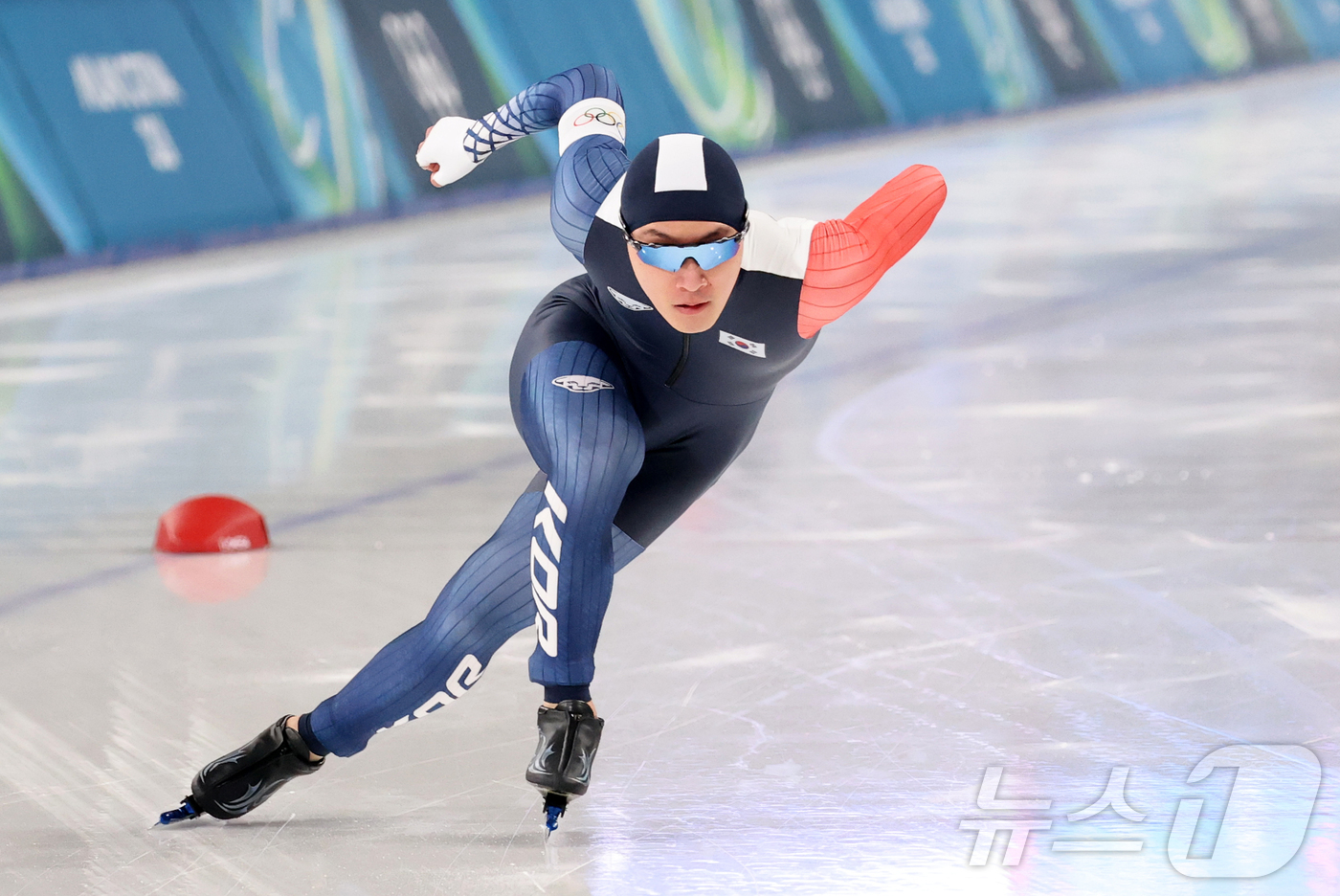 (밀라노=뉴스1) 김진환 기자 = 2026 밀라노·코르티나담페초 동계올림픽 개막을 이틀 앞둔 4일(현지시간) 이탈리아 밀라노 스피드스케이팅 스타디움에서 열린 남자 스피드스케이팅 5 …