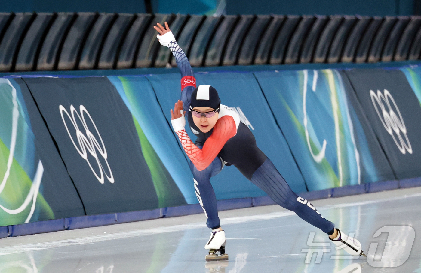 (밀라노=뉴스1) 김진환 기자 = 2026 밀라노·코르티나담페초 동계올림픽 개막을 이틀 앞둔 4일(현지시간) 이탈리아 밀라노 스피드스케이팅 스타디움에서 열린 여자 스피드스케이팅 5 …